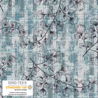 Airy Thistle -bladranker turkis