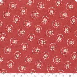 Ridgewood Ruby - rød med hvite roser