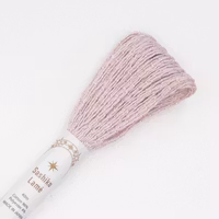 Sashiko Thread 40m - Lame- rosa med glitter