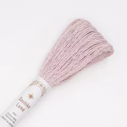 Sashiko Thread 40m - Lame- rosa med glitter