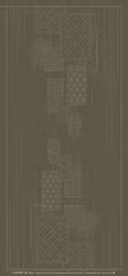 Wagara Sashiko Panel-Shuffle  - Taupe