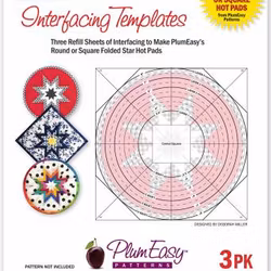 Hot Pad Interfacing Templates 3-pack