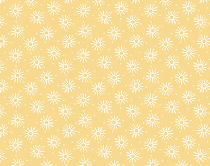 Adorable Alphabet -gul med hvite blomster