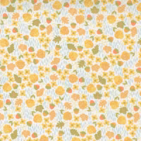 Cozy Up-hvit med små gule blomster