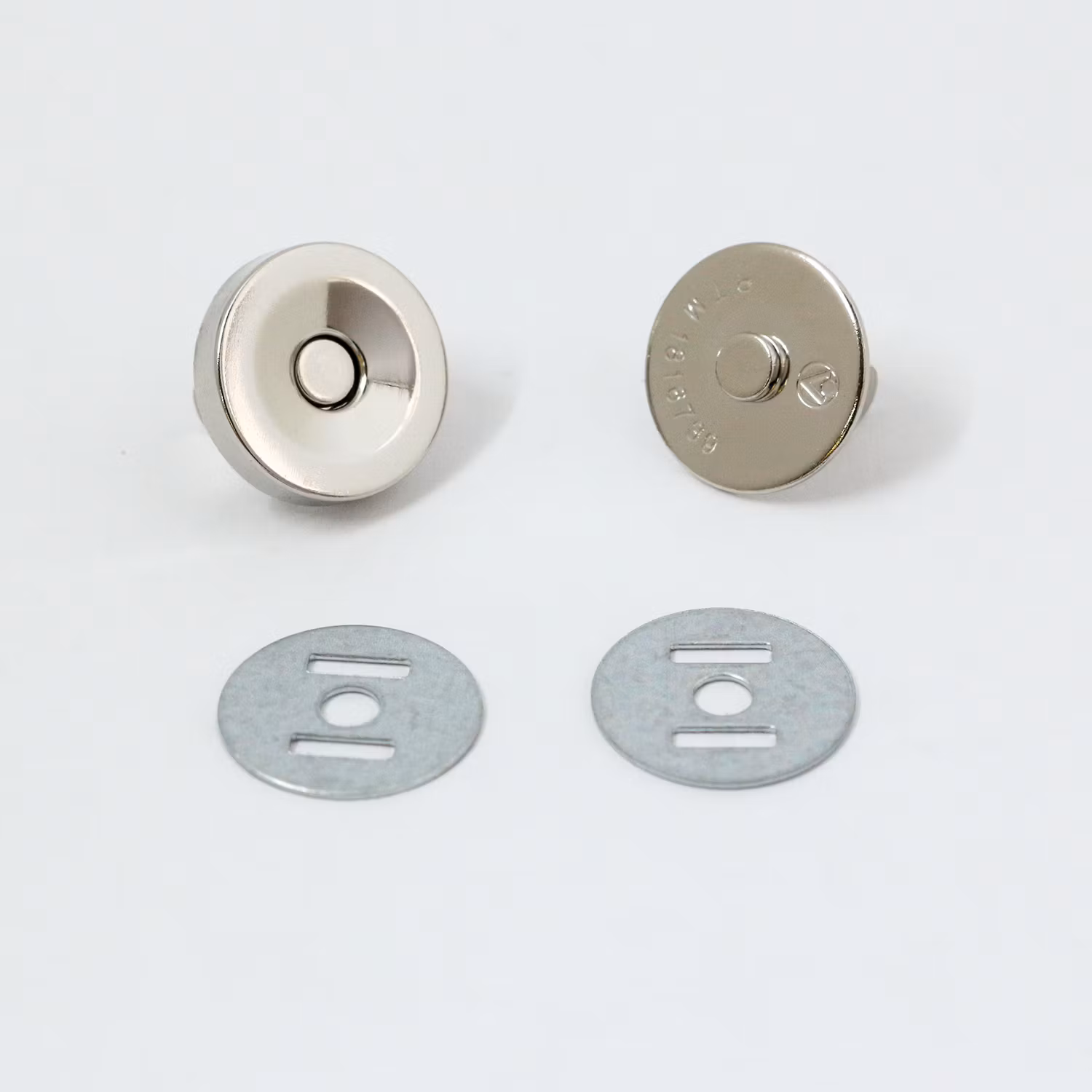 Magnet lås til veske-sølv