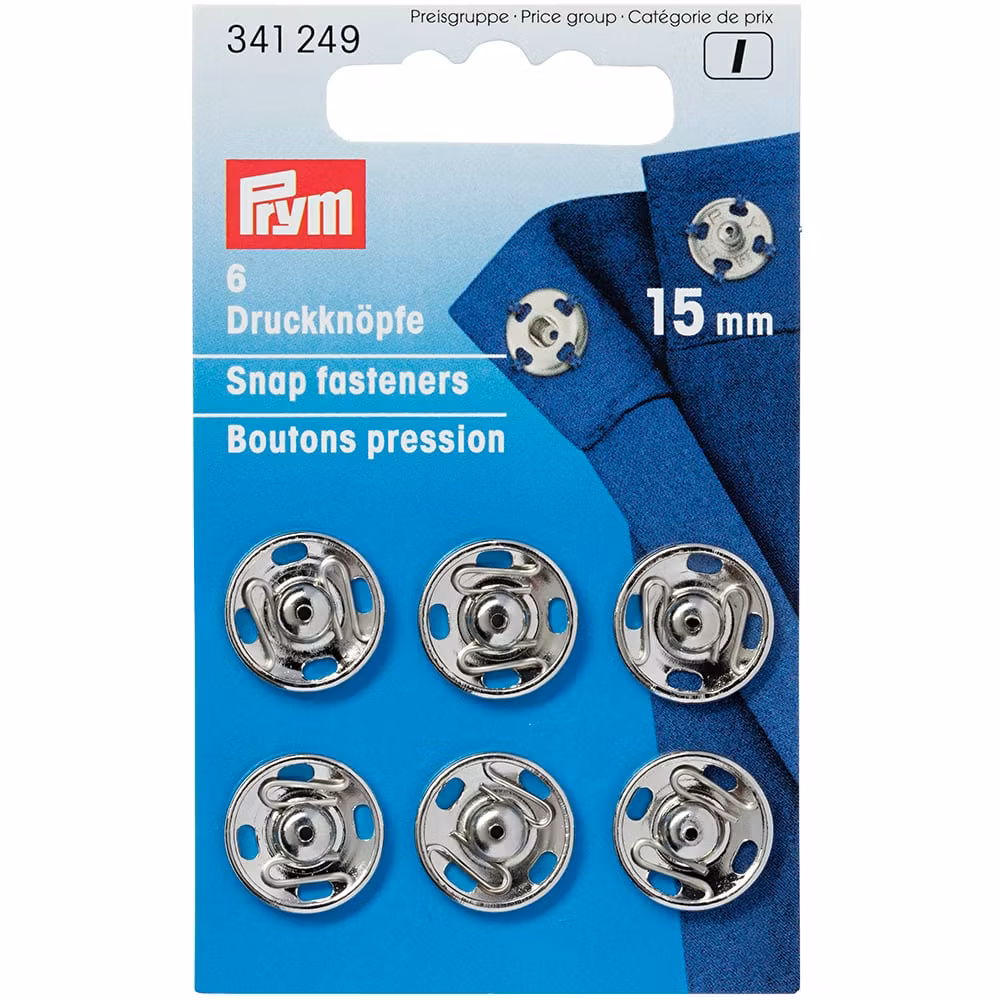 Prym Patentknapper 15mm 6stk