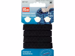 Prym Knappehullstrikk 12mm. -3m knapper