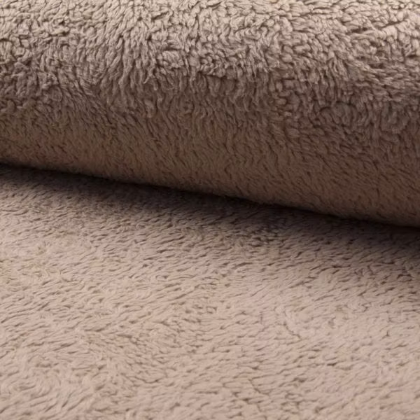 Acufactum-Teddy plysj taupe