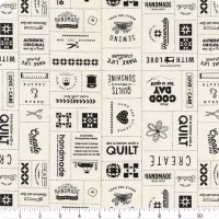 Threads Porcelain on Black Made with Love