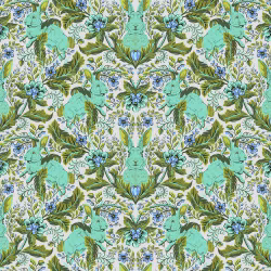 Tula Pink-Full Moon Forest II-HOPPY GO LUCKY