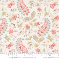 Moda-Muse hvit med blomster