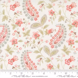 Moda-Muse hvit med blomster