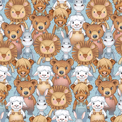 Boho Buddies- lys blå