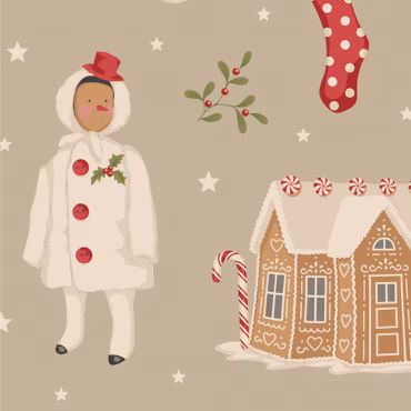 Tilda Merry Little Christmas-Winterfriend Clay