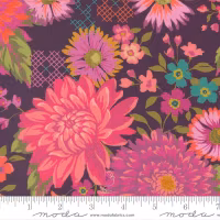 Parlor -Plum Happy Blooms