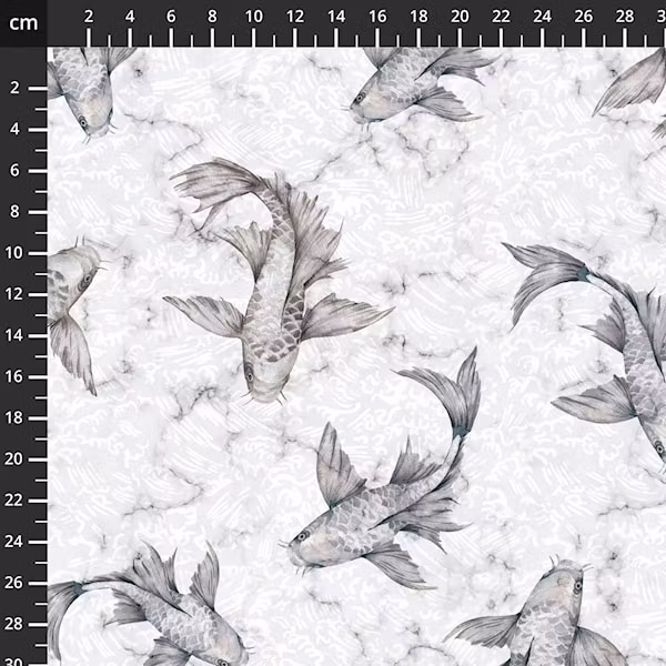 Hikari- Koi fisk grå