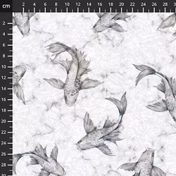 Hikari- Koi fisk grå