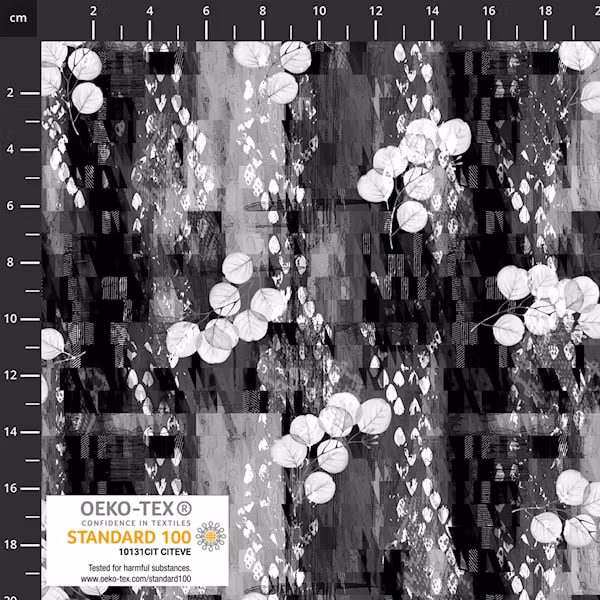 Fine Lines in Red-svart og hvit