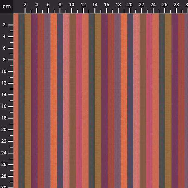 Kaffe Fassett - Shot Cotton Stripe-Sunset