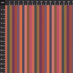 Kaffe Fassett - Shot Cotton Stripe-Sunset