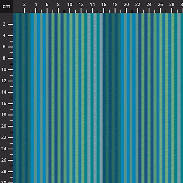 Kaffe Fassett - Shot Cotton Stripe-Aqua