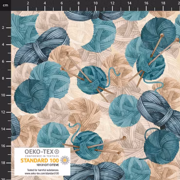 Cosy Knit- blå garnnøster