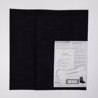 Sashiko kit- pute med mønster Kikyo and Asa-no-Ha ,Navy