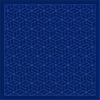 DARUMA Sashiko Cloth- Yosegi navy