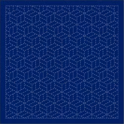 DARUMA Sashiko Cloth- Yosegi navy