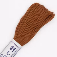 Olympus Sashiko tråd 20m- brun
