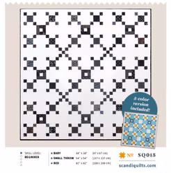 Scandi Quilts- Koneskautet- teppe