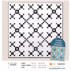 Scandi Quilts- Koneskautet- teppe
