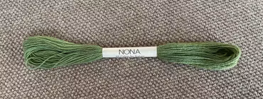 Nona-japansk håndfarget tråd - indigo/pagodatree grønn