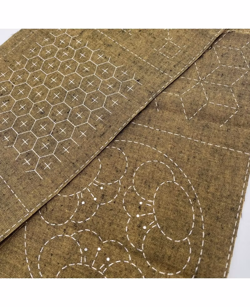 Sashiko - Seven treasure panel