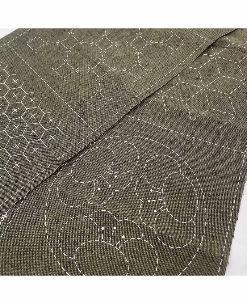 Sashiko - Seven treasure panel