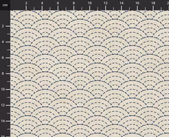 Emi Yuki-Krem sashiko bølger