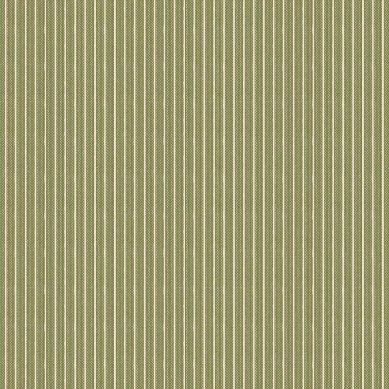 Tilda  Stripe Green – Winter – Woven Fabrics