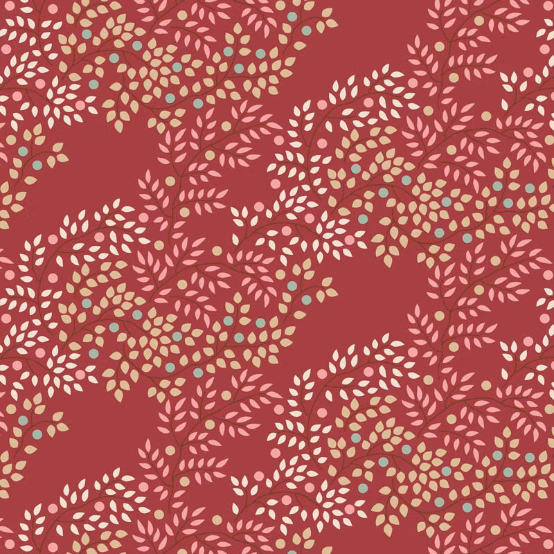 Tilda  Berrytangle Burgundy – Winter