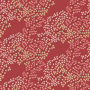 Tilda  Berrytangle Burgundy – Winter
