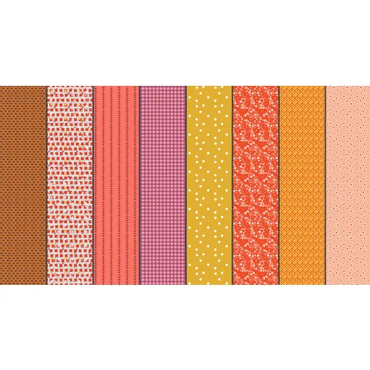 Gathered Lollies Hazel  rød/orange/gul