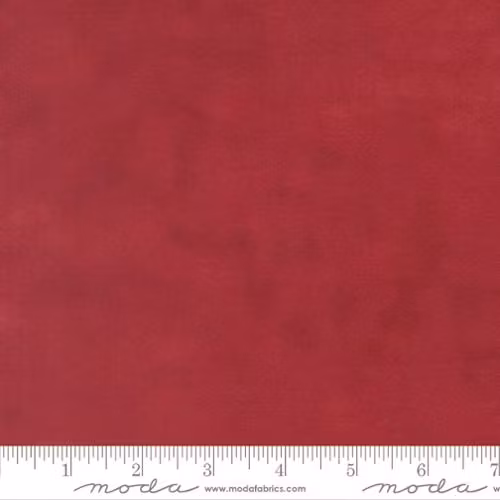 Flannel Gather Basics Brick -Rød