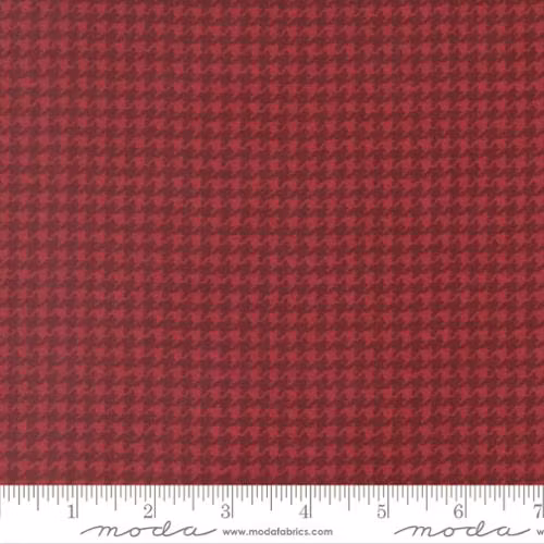 Flannel Gather Basics Brick -rød