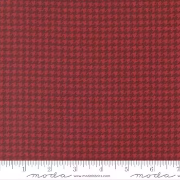 Flannel Gather Basics Brick -rød