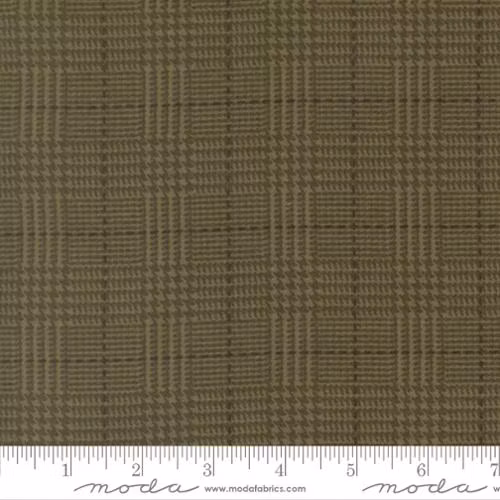 Flannel Gather Basics Brick -grønn rutet