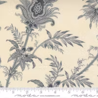 Breathtaking Blues-krem med blå store blomster