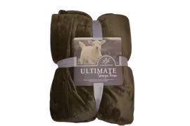 Mysig Mörkgrön Filt i Polyester 150x200 cm