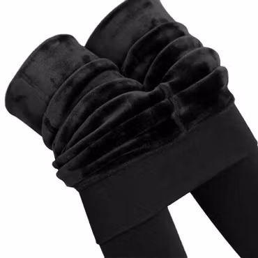 Vinterleggings - Supermjuka & Stretchiga/ Svart