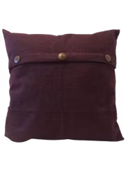 Kuddfodral med Tre knappar vintage Mörklila  -  50 x 50 cm