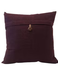 Kuddfodral med En knapp vintage Mörklila -  45 x 45 cm