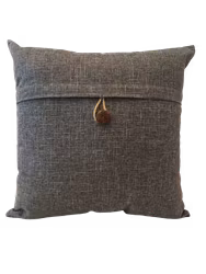 Kuddfodral med En knapp vintage Mörkgrå - 45 x 45 cm